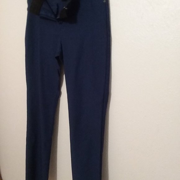Womens Navy Blue Slacks - Picture 4 of 5